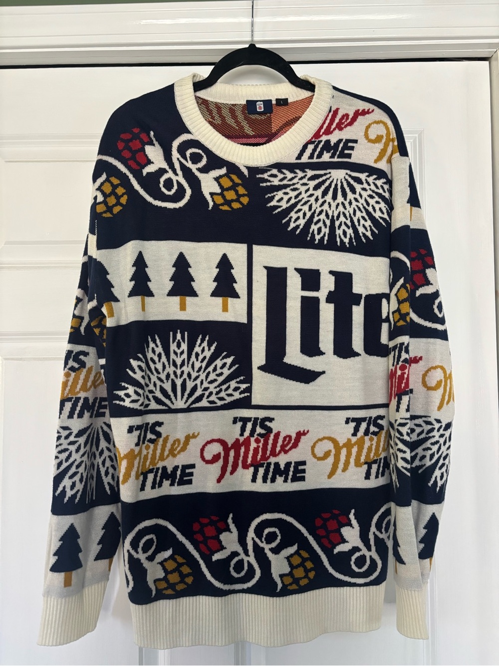 Men's Miller Lite Christmas Party Sweater